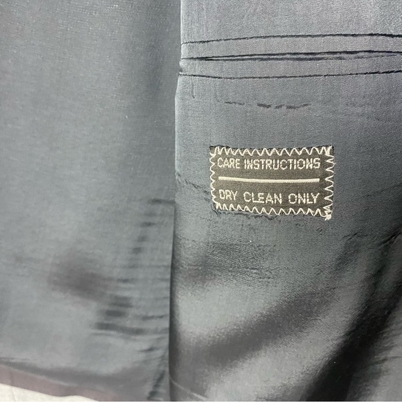 Giorgio Armani Le Collezioni blazer 46R Dark Blue Academia Professional Office - Picture 14 of 17